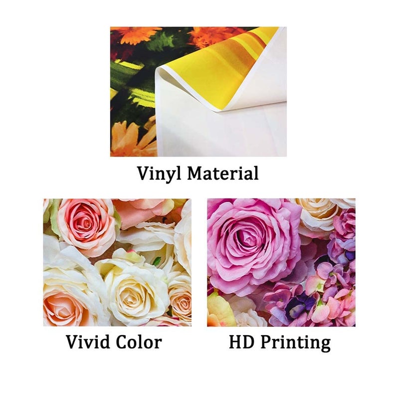 AOFOTO 7x5ft Floral Backdrop Spring Roses Flowers Wall Photography Background for Sweet Girl Lovers Artistic Portrait Wedding Baby Shower Bridal Birthday Party Decoration Banner Photo Studio Props - Image 3